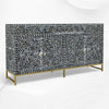 MOP Intarsio Scroll Vine Buffet Grigio