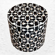 MOP Inlay Lotus Accent Table Black 2