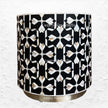 MOP Inlay Lotus Accent Table Black 4