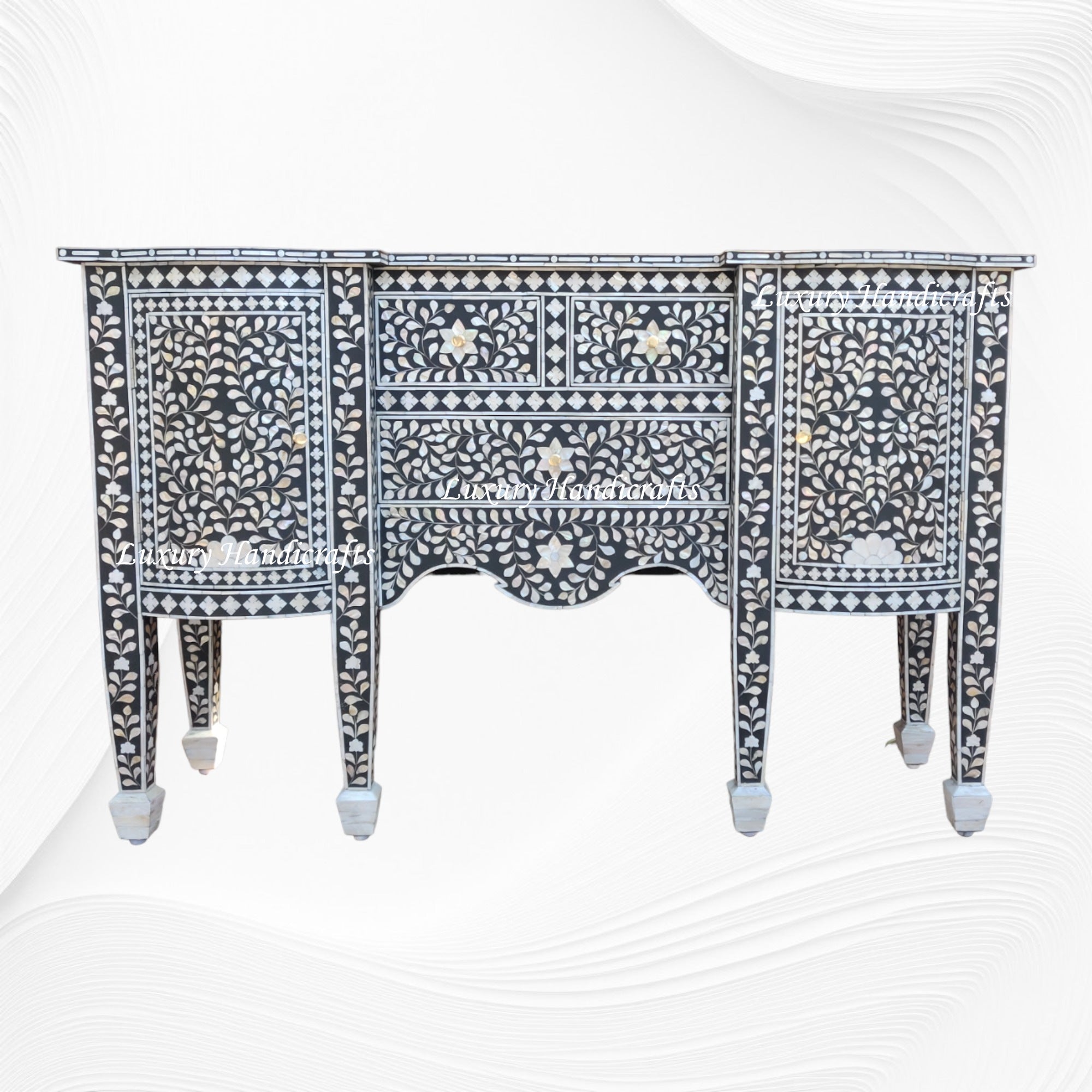 MOP Inlay Victoria Buffet Black