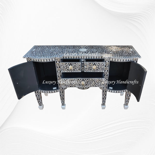MOP Inlay Victoria Buffet Black