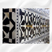 Bone Inlay Moroccan 9 Drawer Chest Black 4