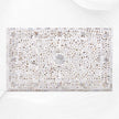 Mother of Pearl Inlay Floral Coffee Table White