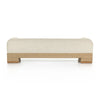Nest Woven Base Upholstered Sofa low front view