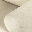 Nest Woven Base Upholstered Sofa arm curve close-up