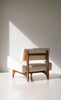 Nord Minimalist Teak Lounge Chair single chair side