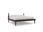 Ophira Turned Two Poster Solid Wood Platform Bed side view