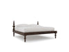 Ophira Turned Two Poster Solid Wood Platform Bed side view