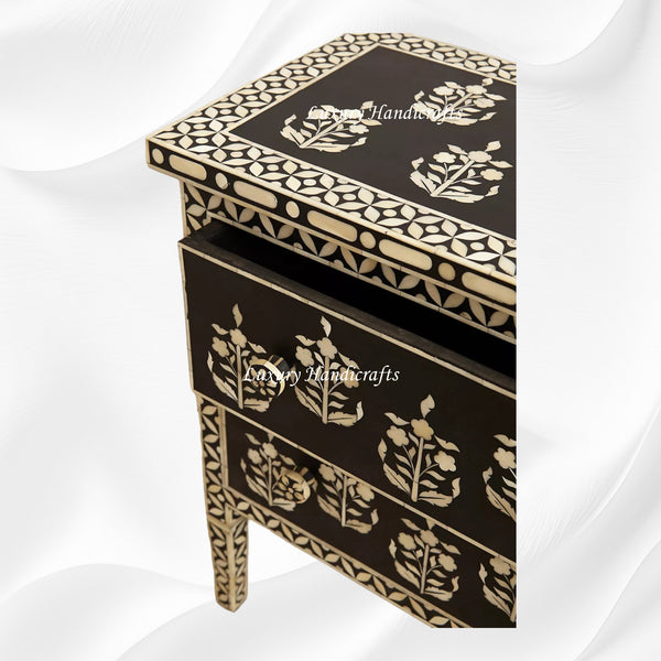 Paisley Bone Inlay Dresser Black 3 