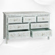 Pale Blue Mother Of Pearl Inlay Chest Of 7 Drawers Large