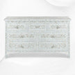 Pale Blue Mother Of Pearl Inlay Chest Of 7 Drawers Large