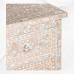 Commode 7 Tiroirs Incrustation De Nacre Rose Pâle
