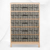 Pattern Bone Inlay 5 Drawer Chest Black