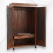 Phoebe Teakwood Bone Inlay Armoire