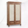Phoebe Teakwood Bone Inlay Armoire