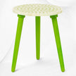 Bone Inlay Beistelltisch Polka Dot Lime Green