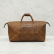 Ramiro Genuine Leather Duffle Bag Brown
