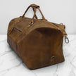 Ramiro Genuine Leather Duffle Bag Brown