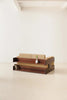 Rio Wide Arm Wooden Sofa angled view
