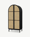 Rocky Rattan Solid Wood Wardrobe 5