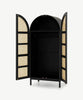 Rocky Rattan Solid Wood Wardrobe 6