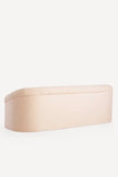 Rosa Rounded Arm Wooden Frame Sofa side view