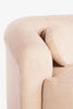Rosa Rounded Arm Wooden Frame Sofa arm close-up