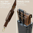 Rover Hunter Leather Messenger Bag Brown