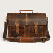 Rover Hunter Leather Messenger Bag Brown