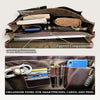 Rover Hunter Leather Messenger Bag Mulberry