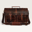 Rover Hunter Leather Messenger Bag Mulberry
