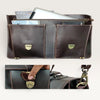 Rover Hunter Leather Messenger Bag Mulberry