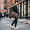 Rover Hunter Leather Messenger Bag Mulberry