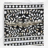 Royal Mother Of Pearl Inlay 2 Drawer Chest Black