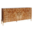 Luxury Bone Inlay Sideboard for Living Room