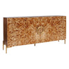 Luxury Bone Inlay Sideboard for Living Room