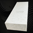 Stripe Bone Inlay Coffee Table White 6