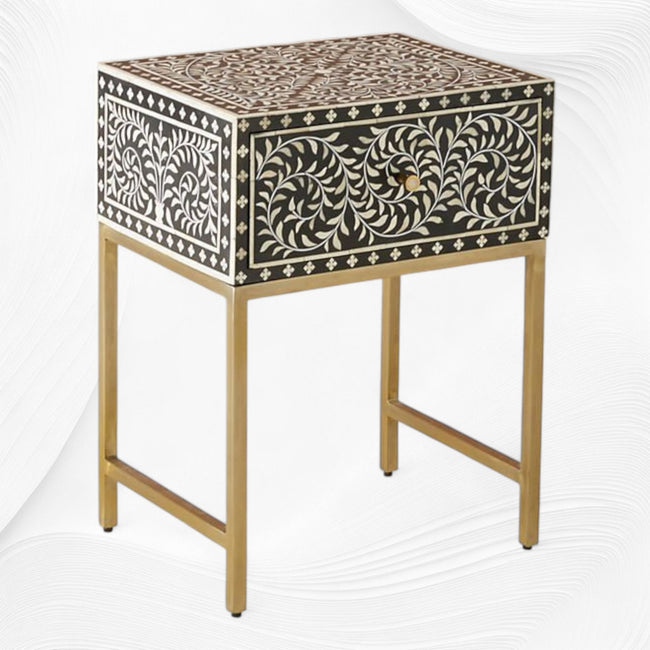 Buy Bone Inlay Nightstand 