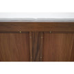 Serra Slatted Wood Lounge Sofa wood grain detail