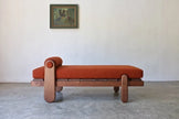 Siesta Wooden Daybed with Bolster angled view