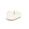 Soleil Curved Three Seat Sofa end view