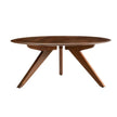 Side view of the Sora coffee table showing its three angled legs