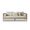 Spindle Side Wooden Arm Sofa small front view