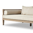 Spindle Side Wooden Arm Sofa side view