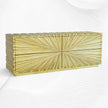 Starburst Brass Credenza