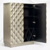 Credenza de 4 puertas con relieve de latón Talitha