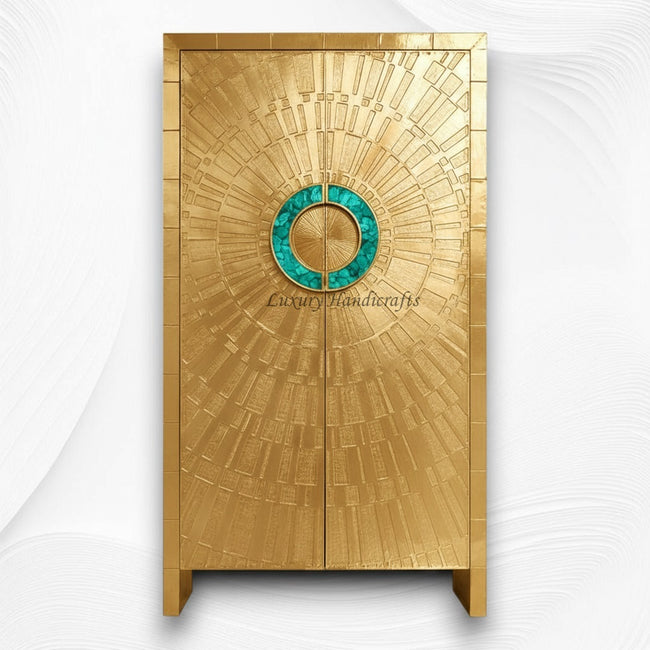 Talitha Brass Armoire