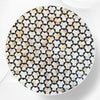 Targua Mother of Pearl Inlay Side Table Brass Black 2
