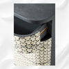 Targua Bone Inlay 3 Drawer Chest Black 4