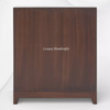 Teakwood Bone Inlay Bar Cabinet Walnut